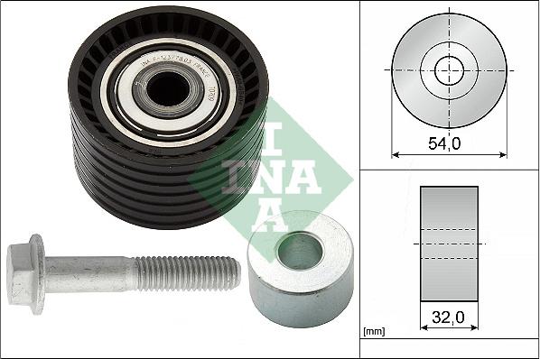 INA 532 0654 10 - Rola ghidare / conducere, curea distributie www.parts5.com