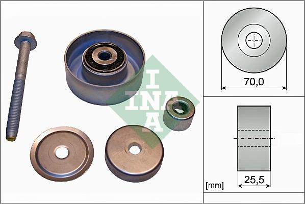 INA 532 0665 10 - Deflection / Guide Pulley, v-ribbed belt www.parts5.com