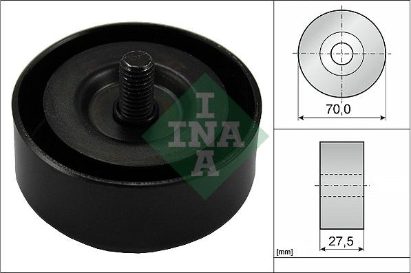 INA 532 0606 10 - Polea inversión / guía, correa poli V www.parts5.com