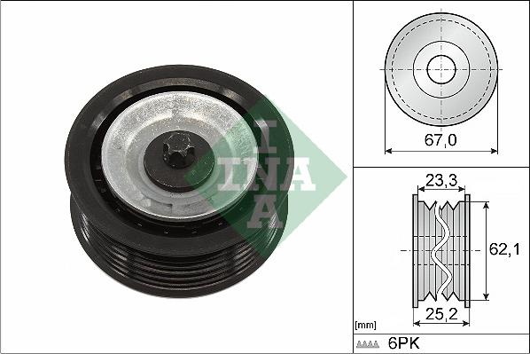 INA 532 0619 10 - Ohjainrulla, moniurahihna www.parts5.com