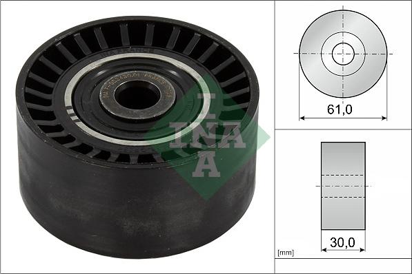 INA 532 0624 10 - Preusmerjevalni valj / vodilni valj, zobati jermen www.parts5.com