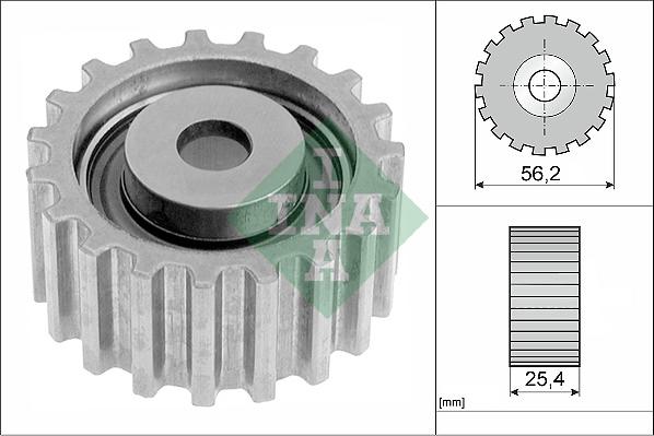 INA 532 0018 10 - Rola ghidare / conducere, curea distributie www.parts5.com