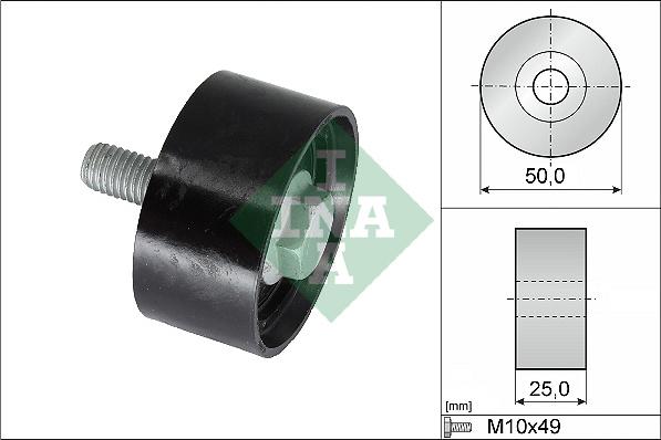 INA 532 0899 10 - Usmeravajući / vodeći točkić, zupčasti kaiš www.parts5.com