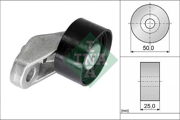 INA 532 0861 10 - Deflection / Guide Pulley, timing belt parts5.com