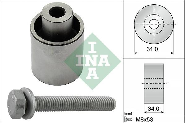 INA 532 0833 10 - Szíjtárcsa / vezetőgörgő, fogasszíj www.parts5.com