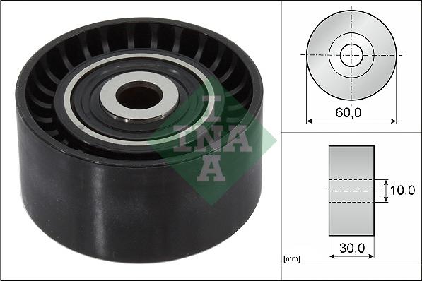 INA 532 0321 10 - Usmeravajući / vodeći točkić, klinasti rebrasti kaiš www.parts5.com