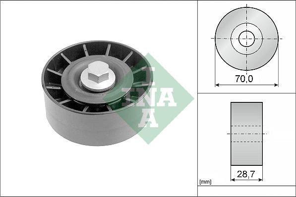 INA 532 0254 10 - Ohjainrulla, moniurahihna www.parts5.com