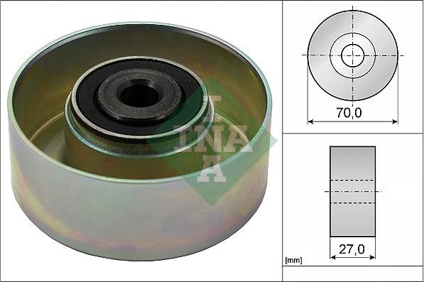 INA 532 0214 10 - Saptırma / Kılavuz makarası, Kanallı V-kayışı www.parts5.com