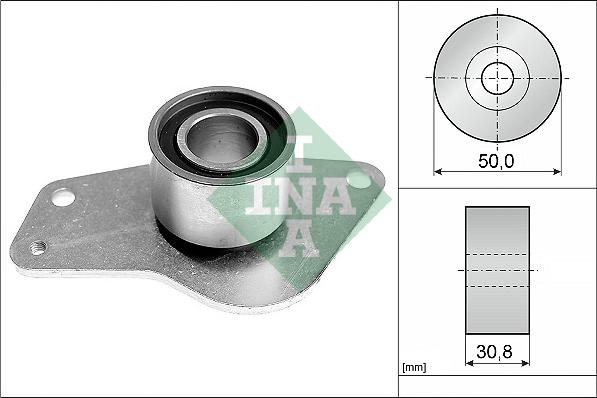 INA 532 0238 10 - Deflection / Guide Pulley, timing belt www.parts5.com