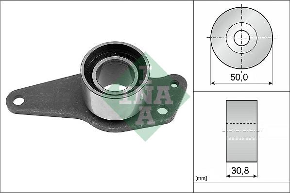 INA 532 0237 10 - Rolka kierunkowa / prowadząca, pasek rozrządu www.parts5.com