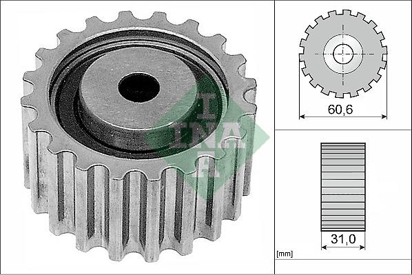 INA 532 0220 10 - Deflection / Guide Pulley, timing belt www.parts5.com