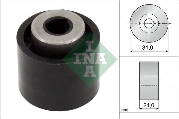 INA 532 0750 10 - Deflection / Guide Pulley, timing belt www.parts5.com