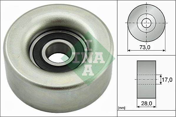 INA 532 0783 10 - Deflection / Guide Pulley, v-ribbed belt www.parts5.com