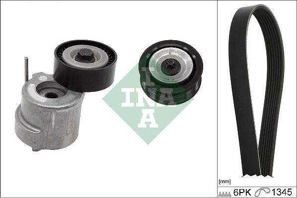 INA 529 0459 10 - Sada žebrovaných klínových řemenů www.parts5.com