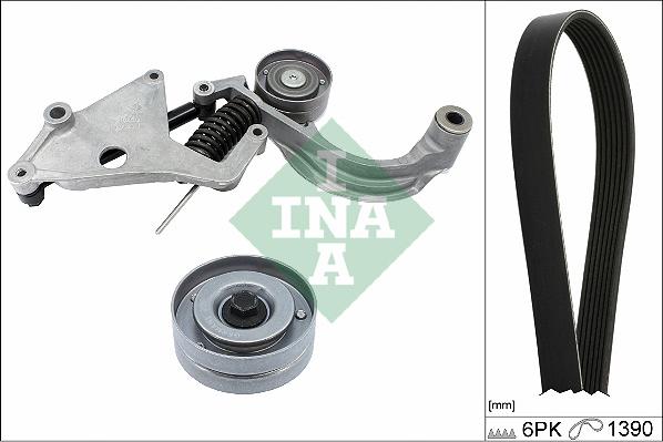 INA 529 0457 10 - Σετ ιμάντων poly-V www.parts5.com