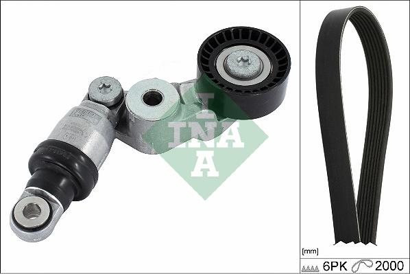 INA 529 0413 10 - V-Ribbed Belt Set www.parts5.com