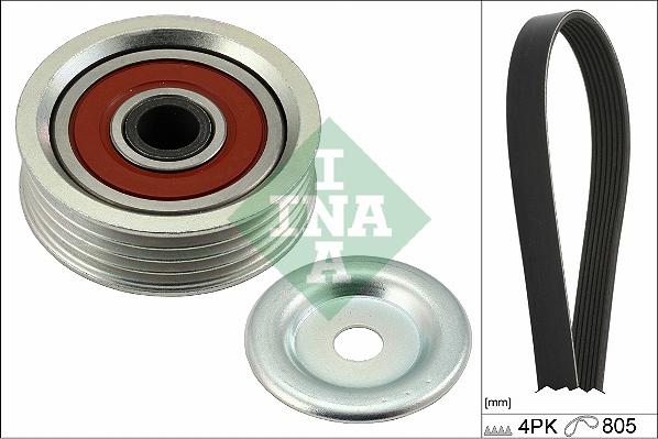 INA 529 0481 10 - V-Ribbed Belt Set www.parts5.com