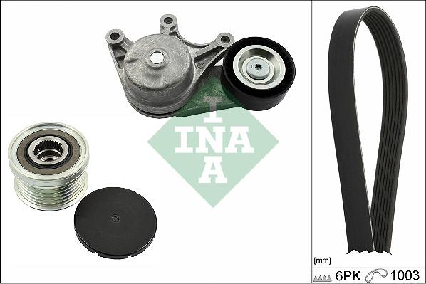 INA 529 0483 20 - Garnitura klinastog rebrastog kaiša www.parts5.com