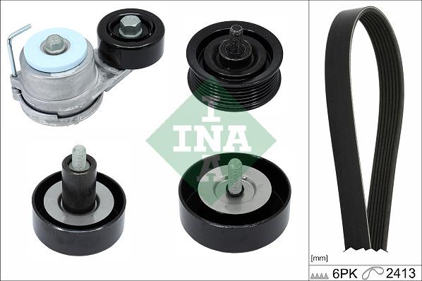 INA 529 0430 10 - Σετ ιμάντων poly-V www.parts5.com