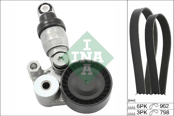 INA 529 0431 10 - Set curea transmisie cu caneluri www.parts5.com