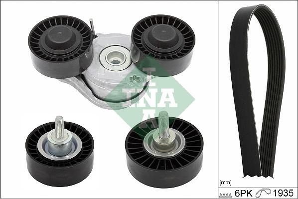 INA 529 0426 10 - V-Ribbed Belt Set parts5.com