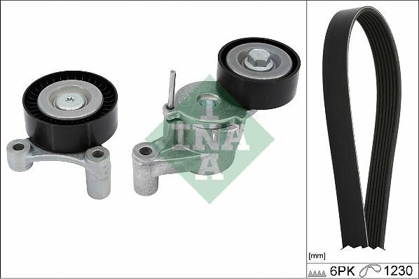 INA 529 0548 10 - Поликлиновый ременный комплект www.parts5.com