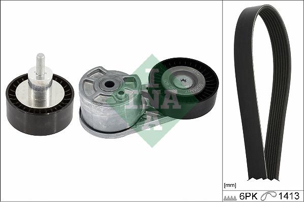 INA 529 0550 10 - Set curea transmisie cu caneluri www.parts5.com