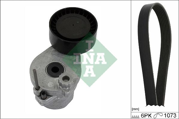 INA 529 0530 10 - Sada žebrovaných klínových řemenů www.parts5.com