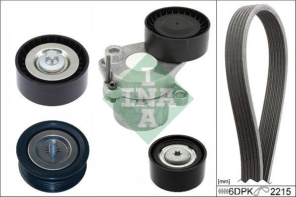 INA 529 0529 10 - Поликлиновый ременный комплект www.parts5.com