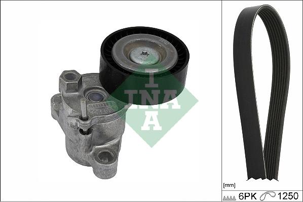 INA 529 0524 10 - Komplet rebrastega jermena www.parts5.com