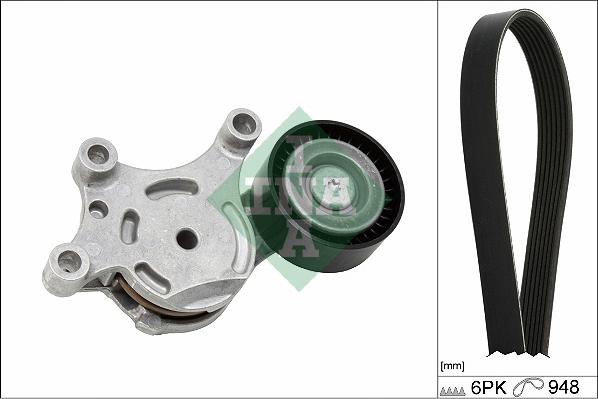 INA 529 0577 10 - Set curea transmisie cu caneluri www.parts5.com