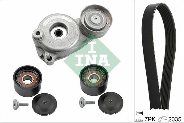 INA 529 0050 10 - Set curea transmisie cu caneluri www.parts5.com