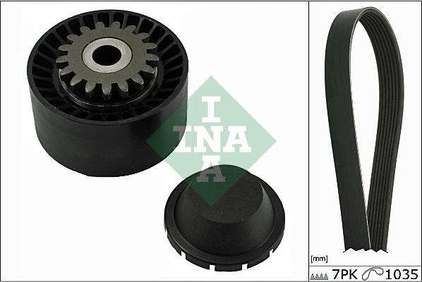 INA 529 0016 10 - Set curea transmisie cu caneluri www.parts5.com