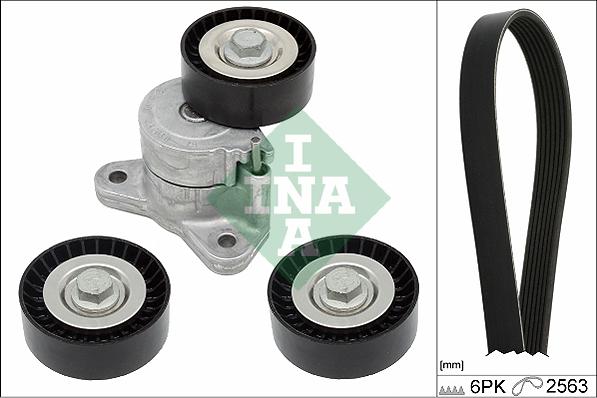 INA 529 0191 10 - Set curea transmisie cu caneluri www.parts5.com