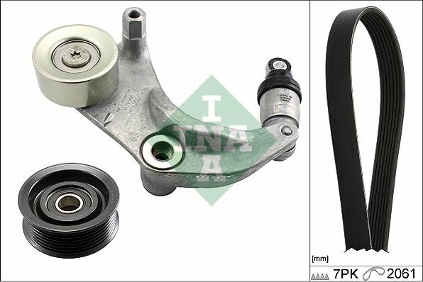 INA 529 0153 10 - Set curea transmisie cu caneluri www.parts5.com