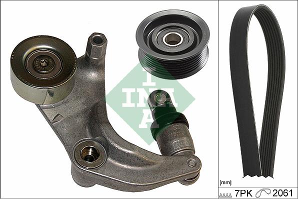 INA 529 0152 10 - Set curea transmisie cu caneluri www.parts5.com