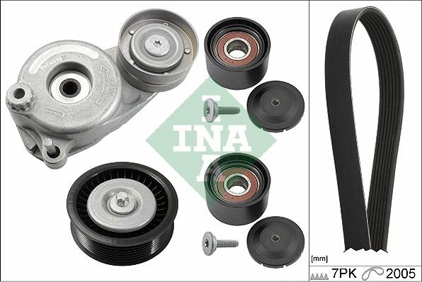 INA 529 0168 10 - Поликлиновый ременный комплект www.parts5.com