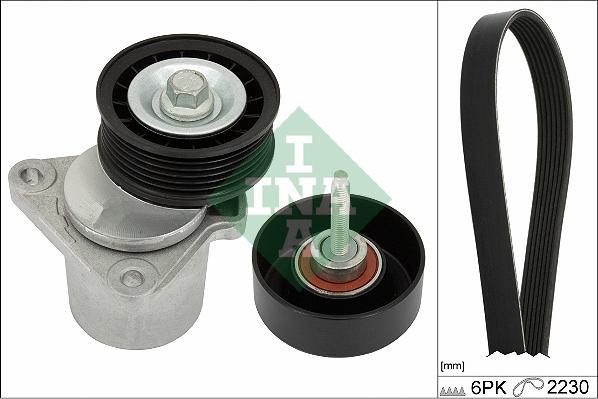 INA 529 0394 10 - Set curea transmisie cu caneluri www.parts5.com