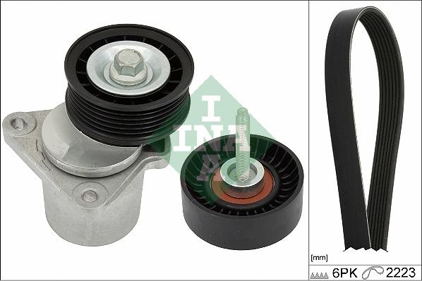 INA 529 0393 10 - Set curea transmisie cu caneluri www.parts5.com