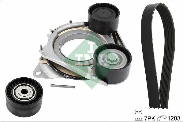 INA 529 0363 10 - Garnitura klinastog rebrastog kaiša www.parts5.com