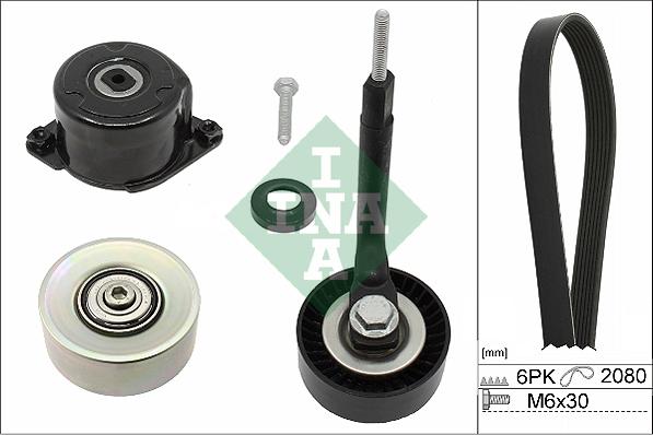 INA 529 0314 10 - Set curea transmisie cu caneluri www.parts5.com