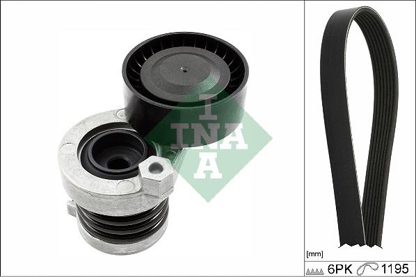 INA 529 0339 10 - Set curea transmisie cu caneluri www.parts5.com