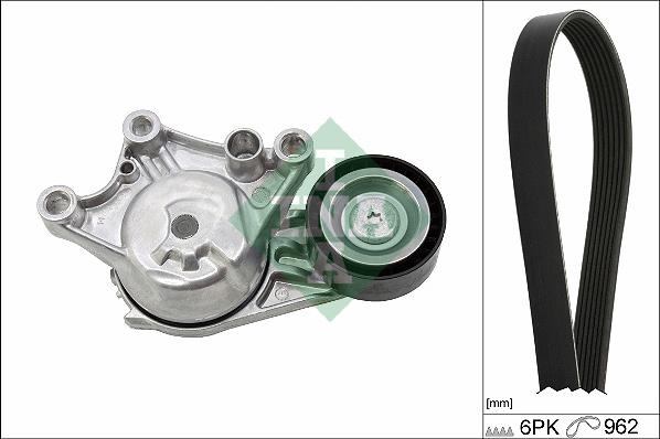 INA 529 0335 10 - Set curea transmisie cu caneluri www.parts5.com