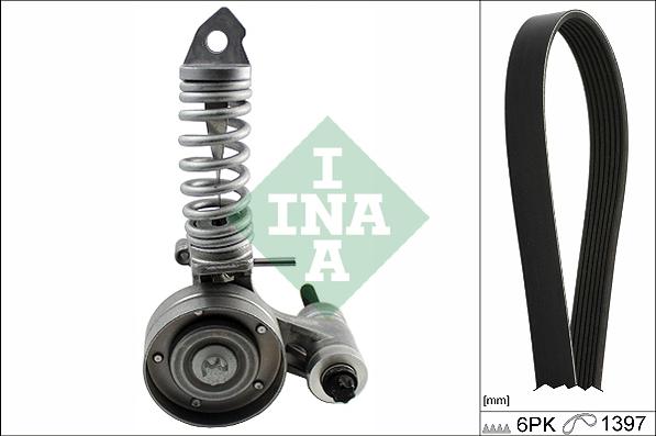 INA 529 0326 10 - Set curea transmisie cu caneluri www.parts5.com