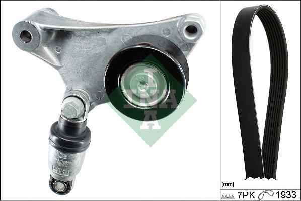 INA 529 0373 10 - Set curea transmisie cu caneluri www.parts5.com