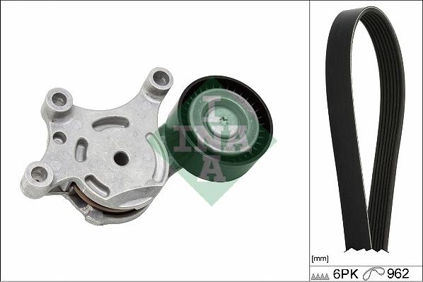 INA 529 0298 10 - V-Ribbed Belt Set parts5.com