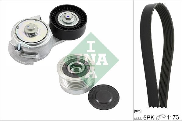 INA 529 0478 20 - Поликлиновый ременный комплект www.parts5.com