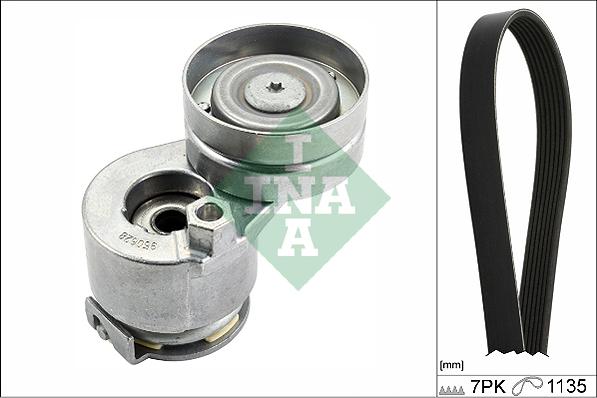 INA 529 0283 10 - Set curea transmisie cu caneluri www.parts5.com