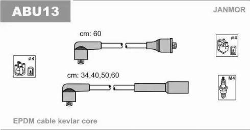 Janmor ABU13 - Set cablaj aprinder www.parts5.com