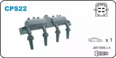 Janmor CPS22 - Ignition Coil www.parts5.com